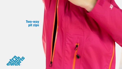 EMS Women's Deluge Rain Jacket - image 8 from the video