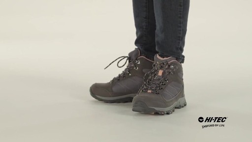 HI-TEC Oregon II Mid Waterproof Hiking Boots - image 8 from the video