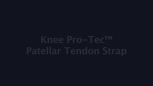 PRO-TEC Patellar Tendon Knee Strap - image 2 from the video