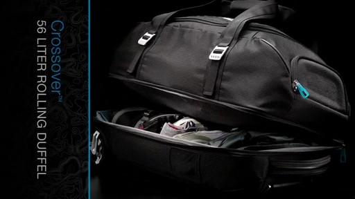 THULE Crossover 56 L Rolling Duffel - image 7 from the video