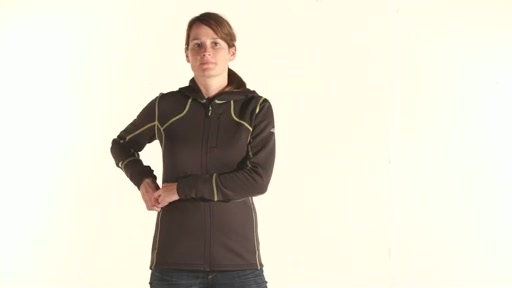 EMS Women's Powerstretch Full-Zip Hoodie - image 4 from the video
