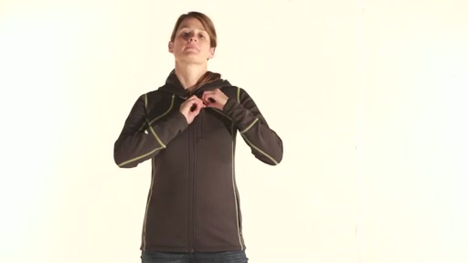 EMS Women's Powerstretch Full-Zip Hoodie - image 7 from the video