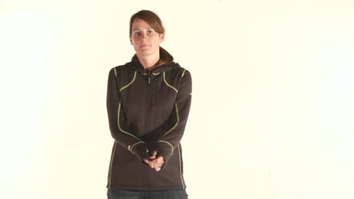 EMS Women's Powerstretch Full-Zip Hoodie - image 8 from the video
