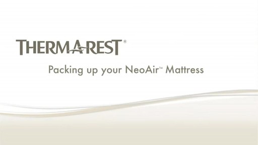 THERM-A-REST NeoAir Sleeping Pads - image 6 from the video