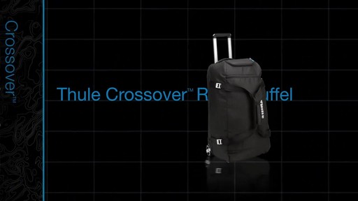 THULE Crossover 87 L Rolling Duffel - image 1 from the video